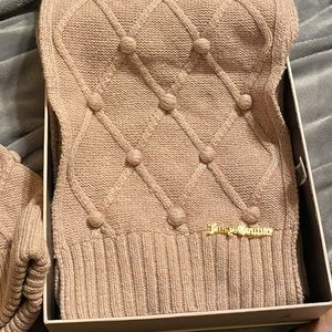 Authentic Juicy Couture cold weather set.